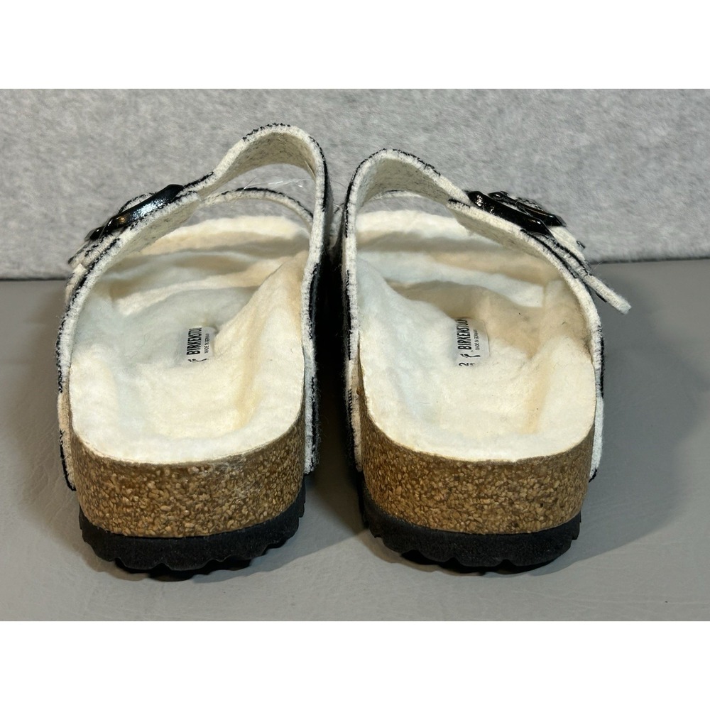Birkenstock Womens Arizona Rivet Plaid Black/White Sandals US Ladies 11 Mens 9 N - Picture 7 of 9